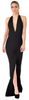 HALSTON HERITAGE - Waist Knot Long Dress - Designer Dress hire 