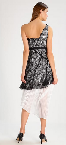 Monochrome evening dress online