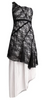 McQ ALEXANDER MCQUEEN - Fringe Peplum Dress - Designer Dress hire
