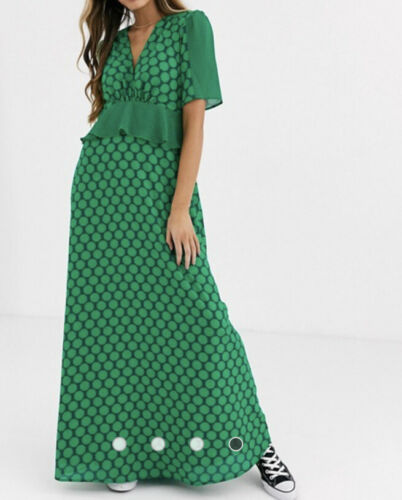 Gloria Green Hexagon Dress | Never Fully Dressed Dress hire UK ...