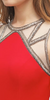UNIQUE - Lipstick Red Gown - Designer Dress hire