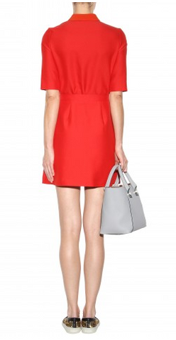 VICTORIA BECKHAM - Red Cady Dress - Designer Dress hire 