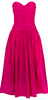 NEEDLE &amp; THREAD - Floral Embroidered Pink Dress - Designer Dress hire 