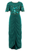 GINA BACCONI - Marzena Sequin Swirl Dress - Designer Dress hire 