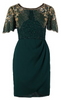 OPULENCE ENGLAND - Gold Sequin Prom Dress - Designer Dress hire