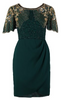 VIRGOS LOUNGE - Millie Green Cocktail Dress - Designer Dress hire