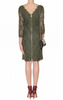 DIANE VON FURSTENBERG - Zarita Lace Dress Olive - Designer Dress hire
