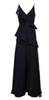 HOTSQUASH - Petrol Sequin Batwing Jumpsuit - Designer Dress hire