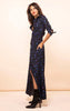 DANCING LEOPARD - Dove Dress Blue Alligator - Designer Dress hire
