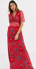 TWISTED WUNDER - Vivid Floral Maxi Dress - Designer Dress hire