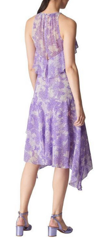 WHISTLES - Anne Lilac Print Dress - Designer Dress hire 